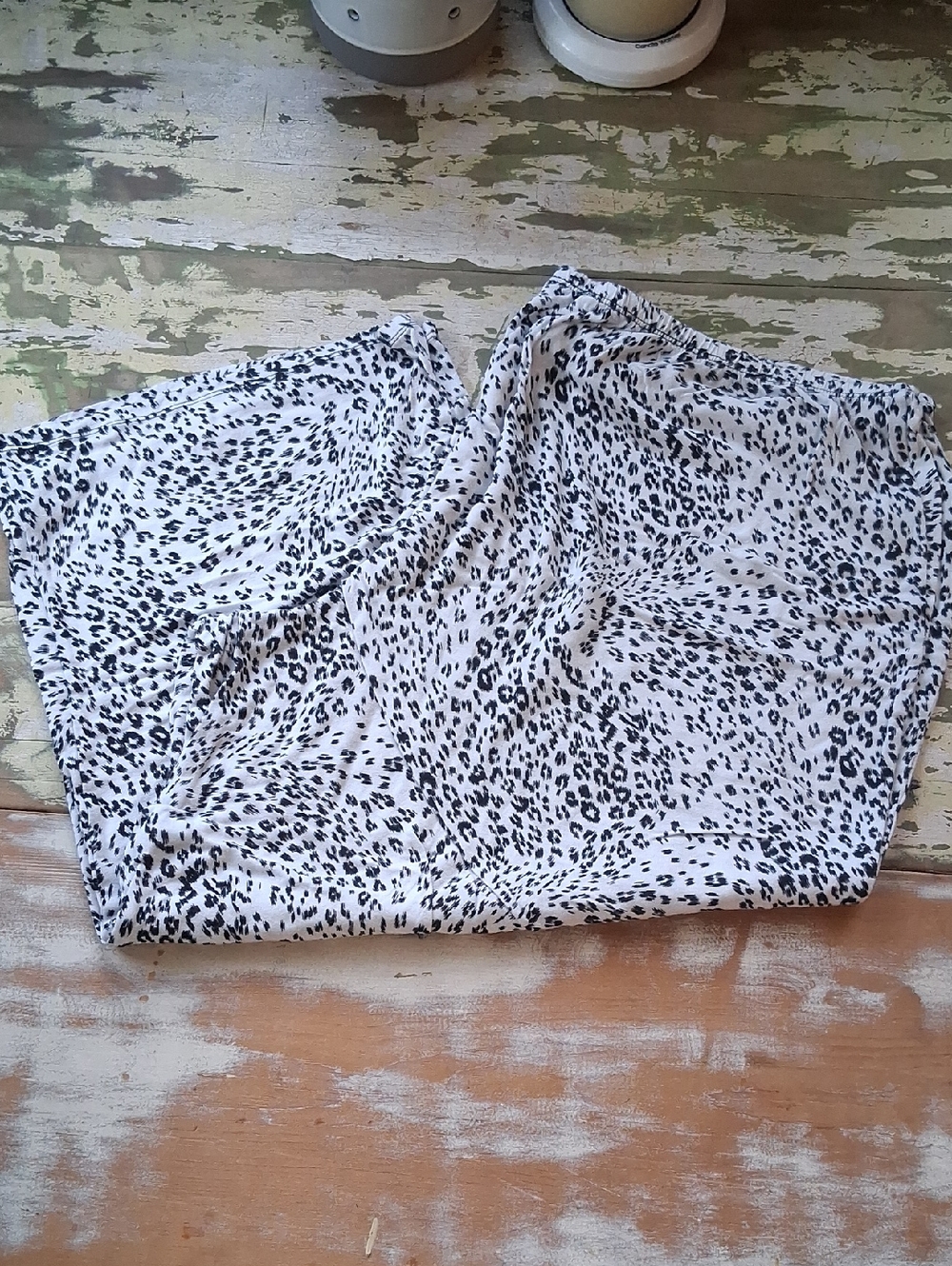 Women's Leopard Print Knicker Lounge Pants Size 3x